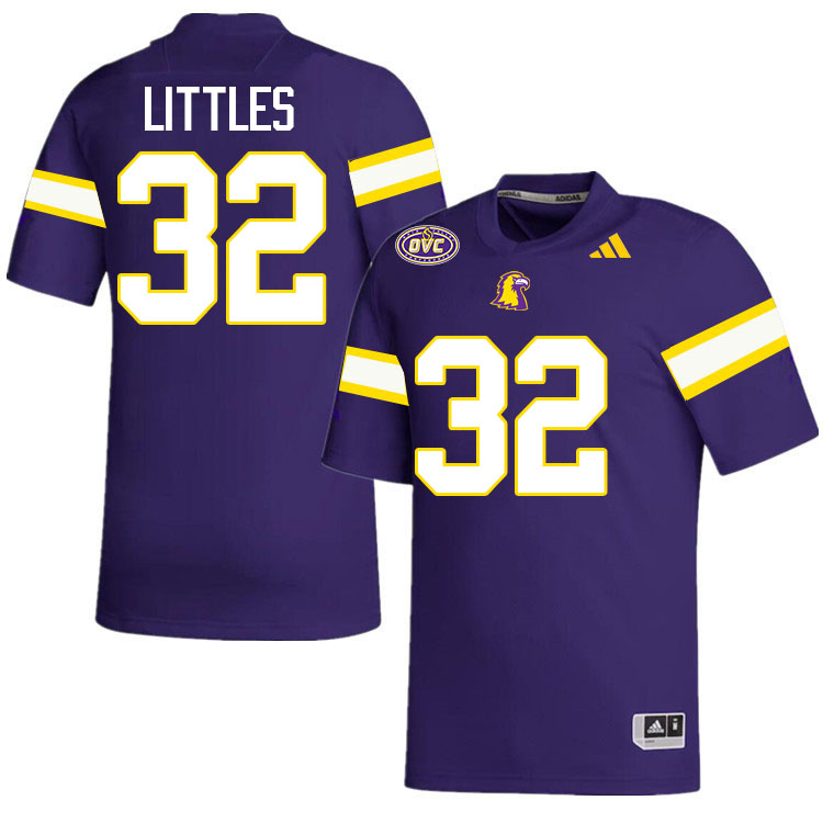 Tennessee Tech Golden Eagles #32 Aidan Littles College Football Jerseys,Uniforms-Purple